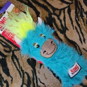 KONG Cat Kickeroo Cow Plush Toy - Various Colors Ea.